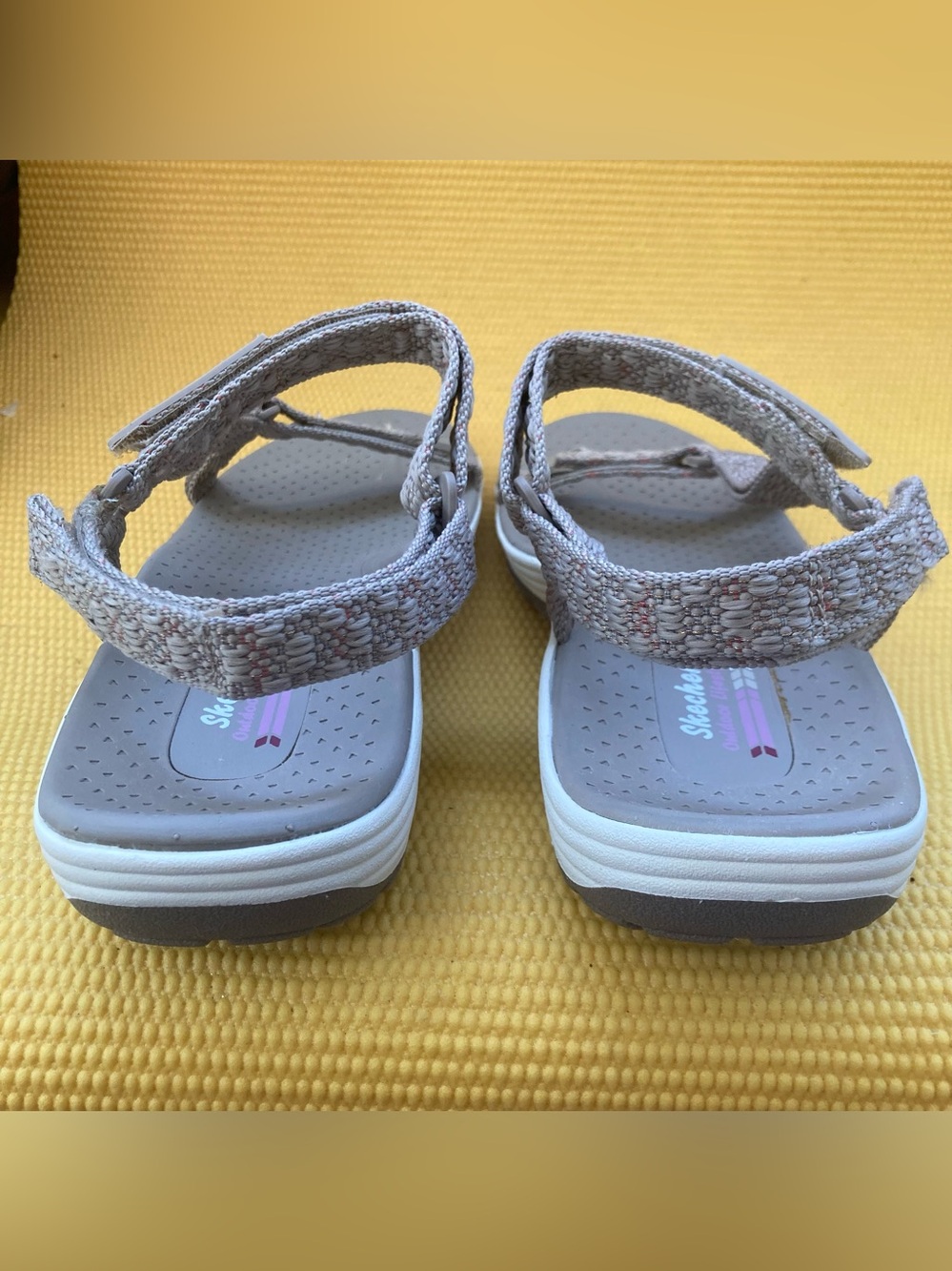 Skechers Navy Blue Patterned Strappy Sport Sandal Size 11 - Picture 5 of 7